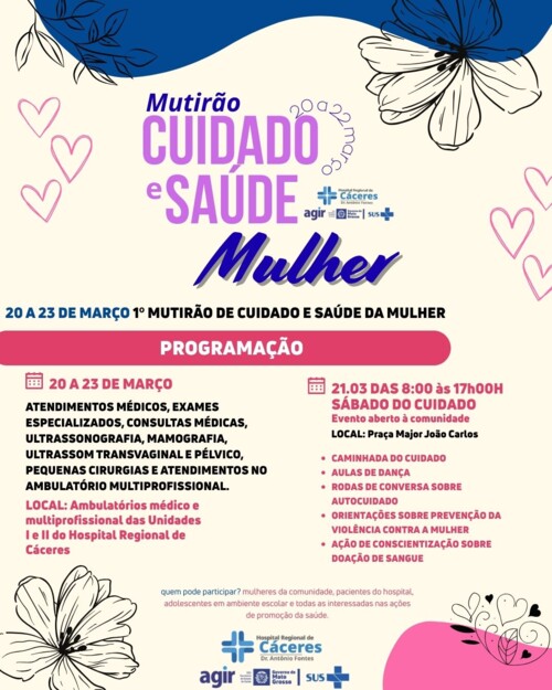 hospital-regional-de-caceres-realiza-mutirao-de-cuidado-e-saude-da-mulher